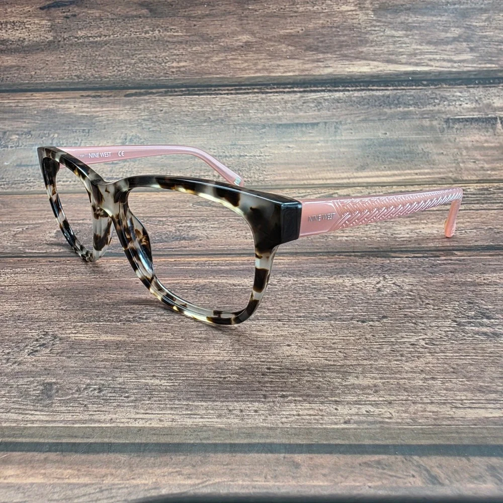 Nine West Womens Tortoise Rose Cat Eye Eyeglasses NW586S 291 56-17-135